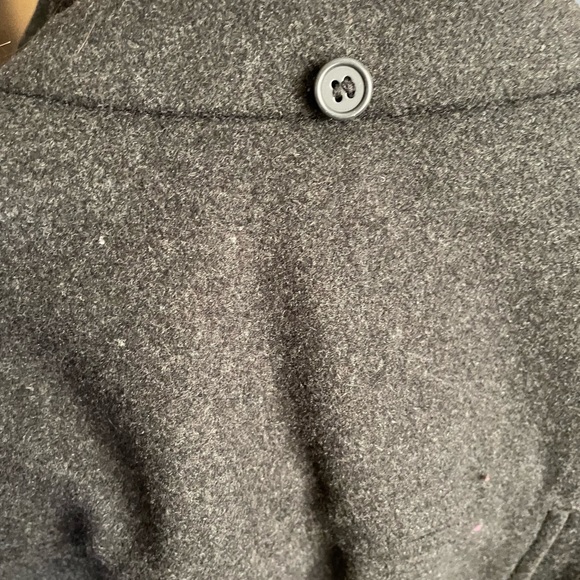 Gap Wool Coat. Gray. Size Large. - Picture 5 of 6
